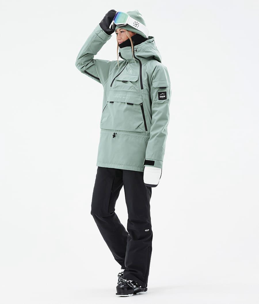 Women's Dope Akin W Ski Jacket Faded Green  USA |  WJAEV-3785