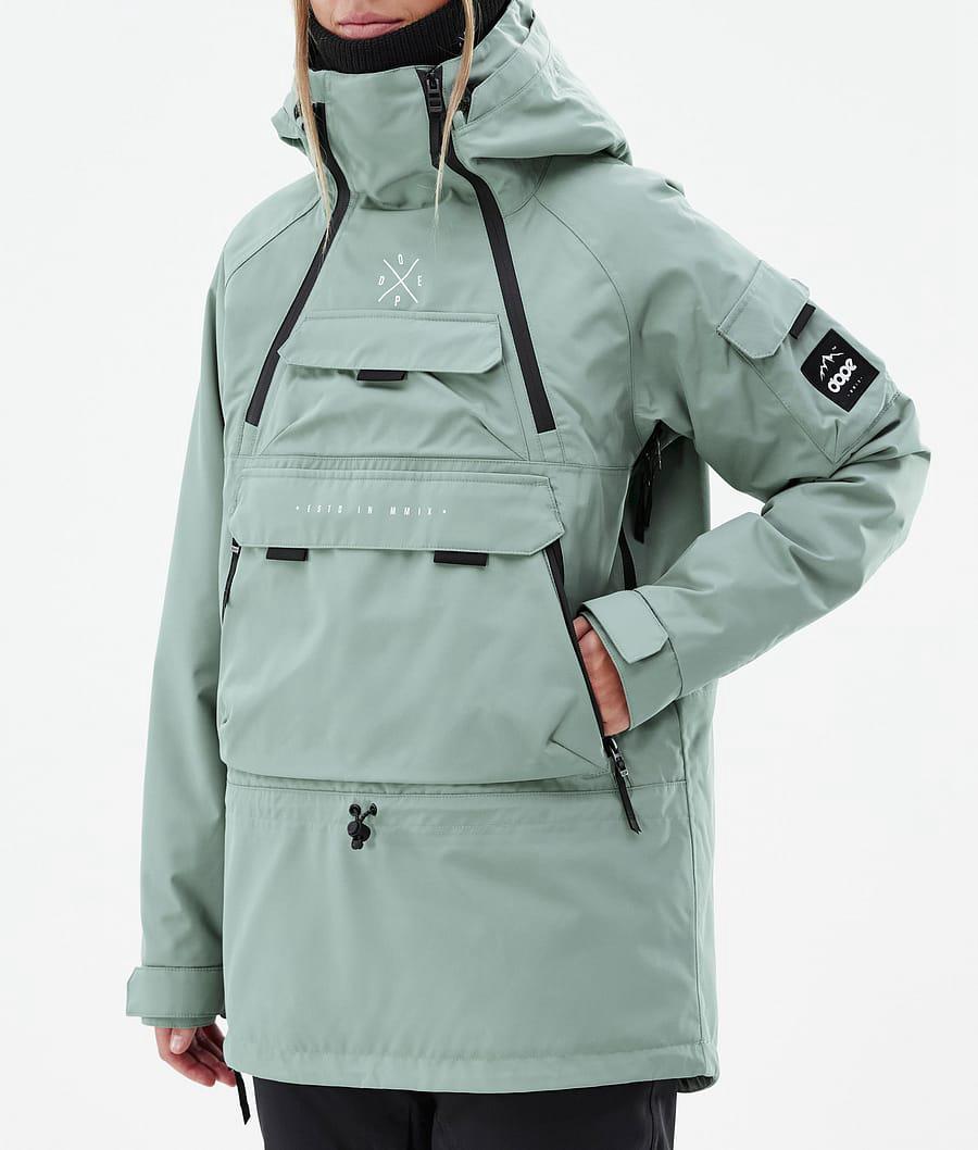 Women's Dope Akin W Ski Jacket Faded Green  USA |  WJAEV-3785