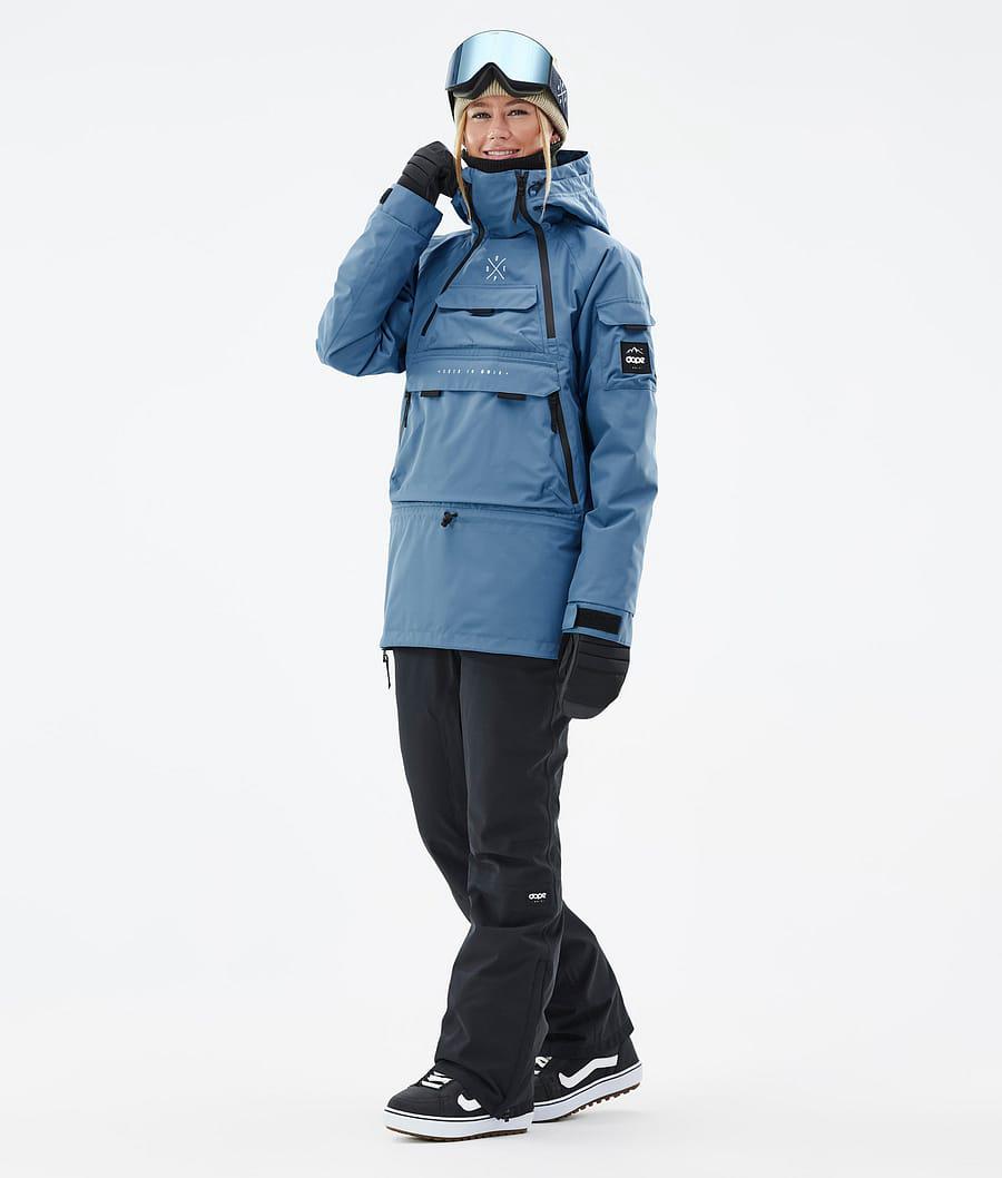 Women's Dope Akin W Snowboard Jacket Blue Steel  USA |  EKCZV-1635