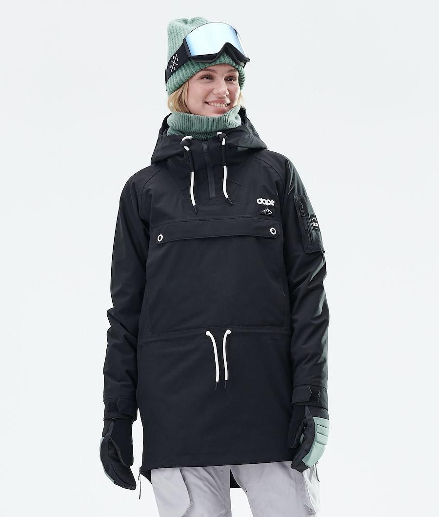 Women's Dope Annok Long W Snowboard Jacket Black  USA |  SZWMR-7108