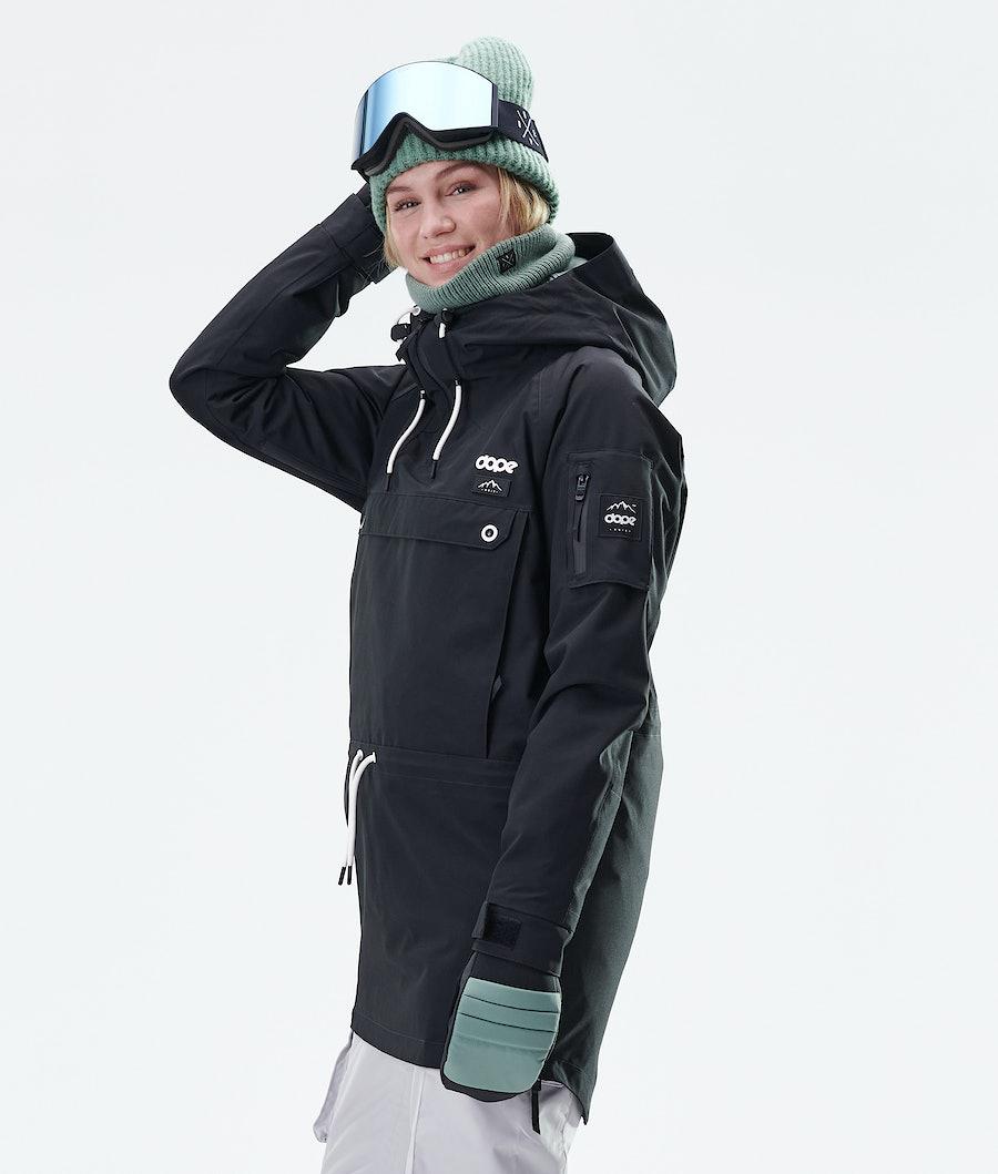 Women's Dope Annok Long W Snowboard Jacket Black  USA |  SZWMR-7108