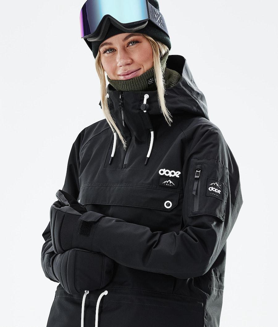 Women's Dope Annok W 2021 Ski Jacket Black  USA |  RCJQE-6059