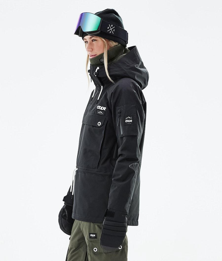 Women's Dope Annok W 2021 Ski Jacket Black  USA |  RCJQE-6059