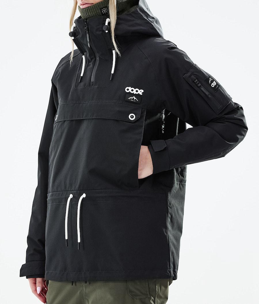 Women's Dope Annok W 2021 Ski Jacket Black  USA |  RCJQE-6059