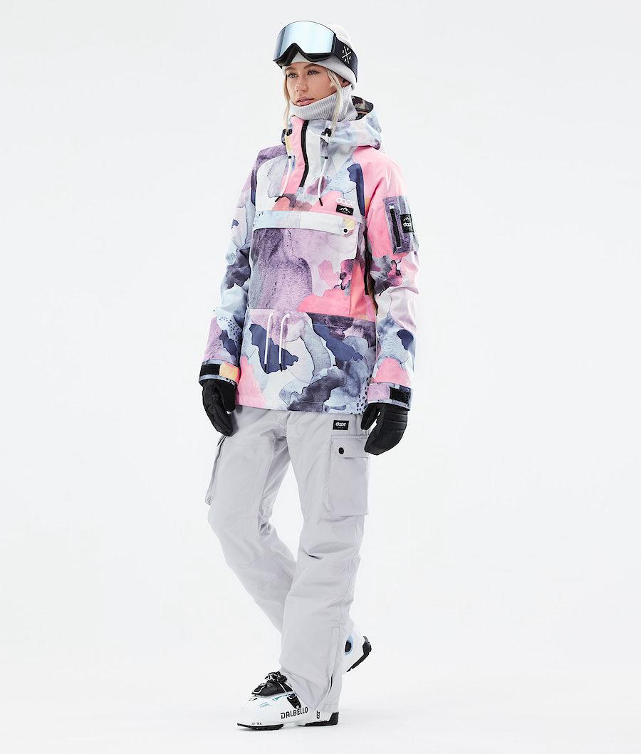 Women's Dope Annok W 2021 Ski Jacket Ink Multicolor  USA |  OJISX-1736