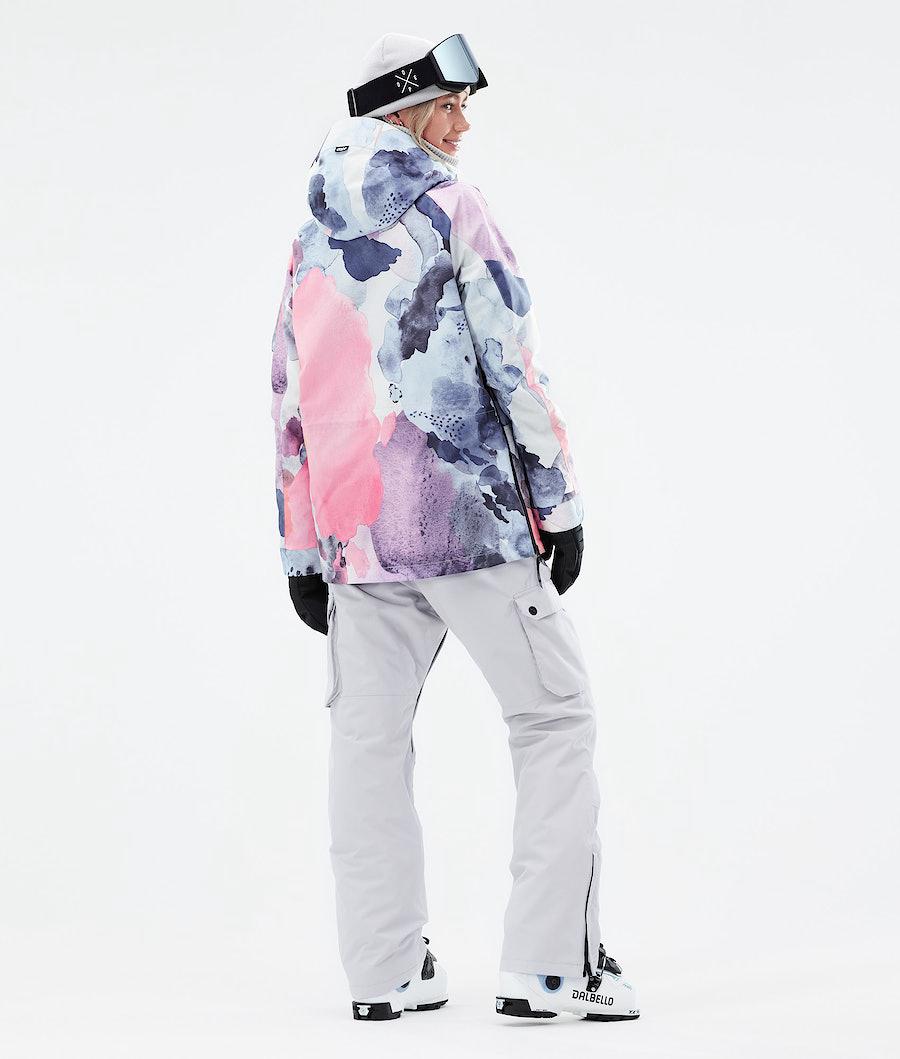 Women's Dope Annok W 2021 Ski Jacket Ink Multicolor  USA |  OJISX-1736