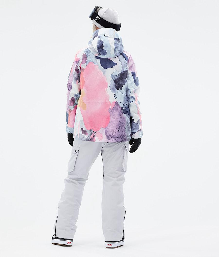 Women's Dope Annok W 2021 Snowboard Jacket Ink Multicolor  USA |  MRHVZ-5891