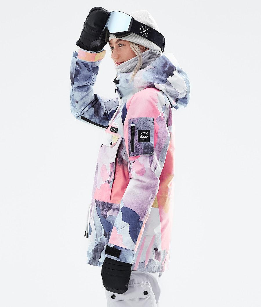 Women's Dope Annok W 2021 Snowboard Jacket Ink Multicolor  USA |  MRHVZ-5891