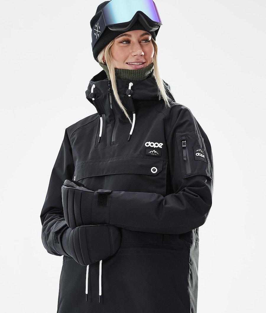 Women's Dope Annok W 2021 Snowboard Jacket Black  USA |  OMPYC-1579