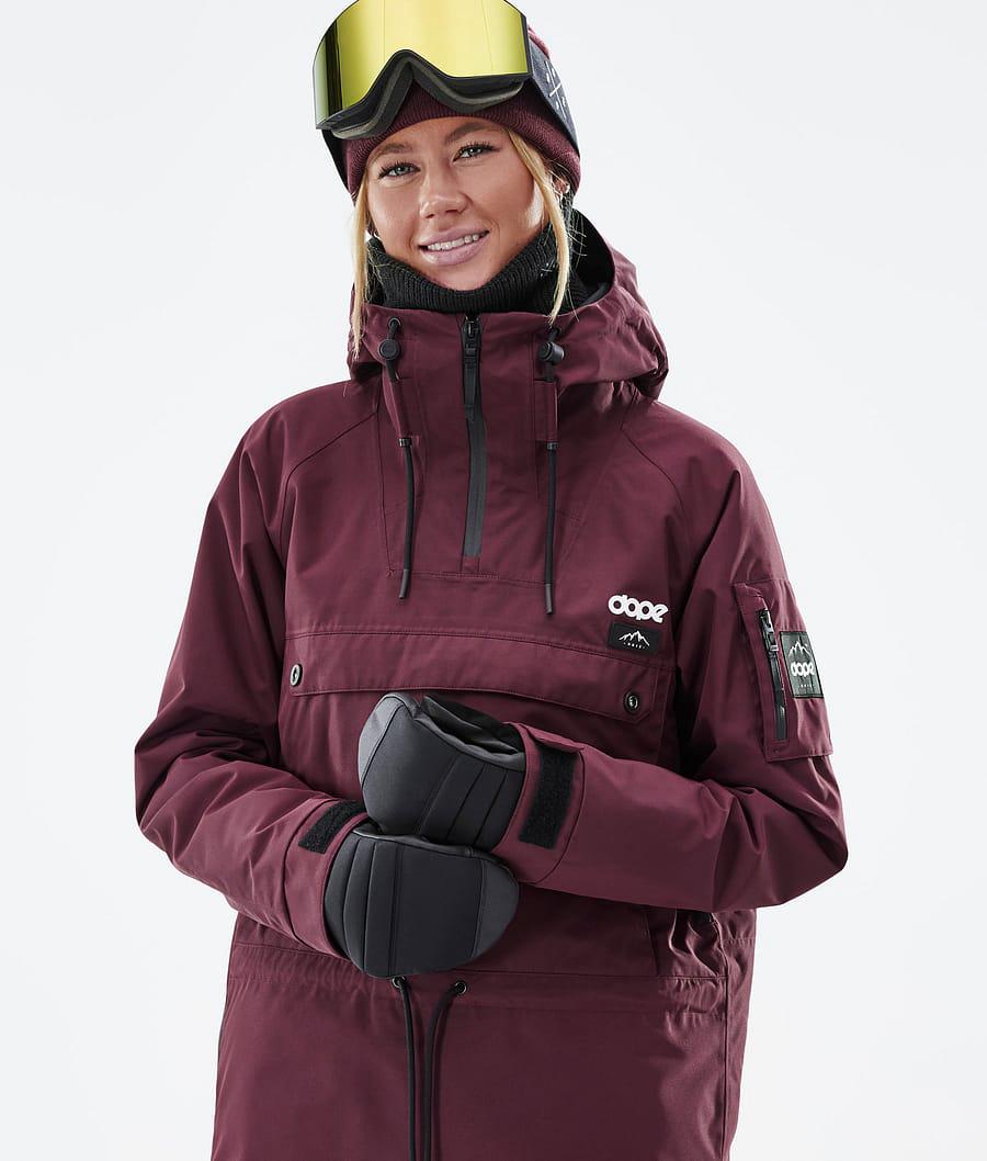 Women's Dope Annok W Ski Jacket Don Burgundy  USA |  DKSPR-3608