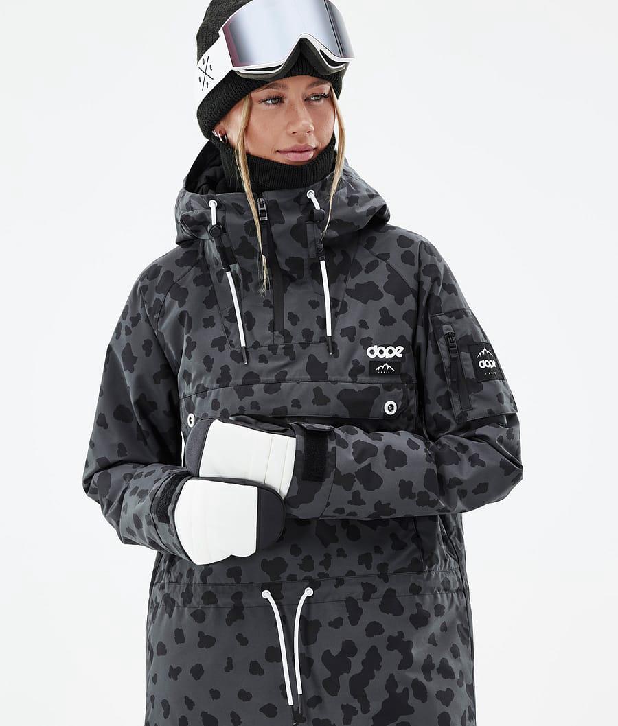 Women's Dope Annok W Ski Jacket Dots Phantom Grey  USA |  OJIAU-9068