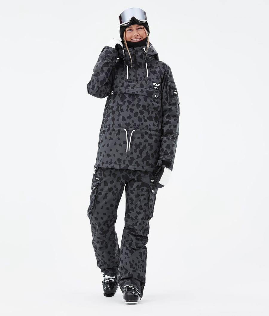 Women's Dope Annok W Ski Jacket Dots Phantom Grey  USA |  OJIAU-9068