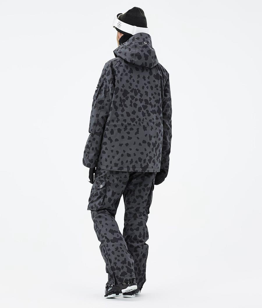 Women's Dope Annok W Ski Jacket Dots Phantom Grey  USA |  OJIAU-9068