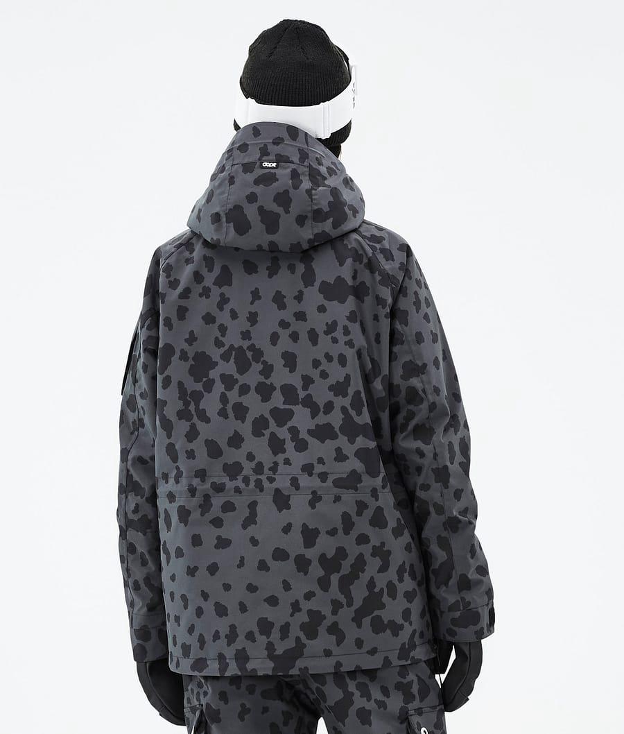 Women's Dope Annok W Ski Jacket Dots Phantom Grey  USA |  OJIAU-9068