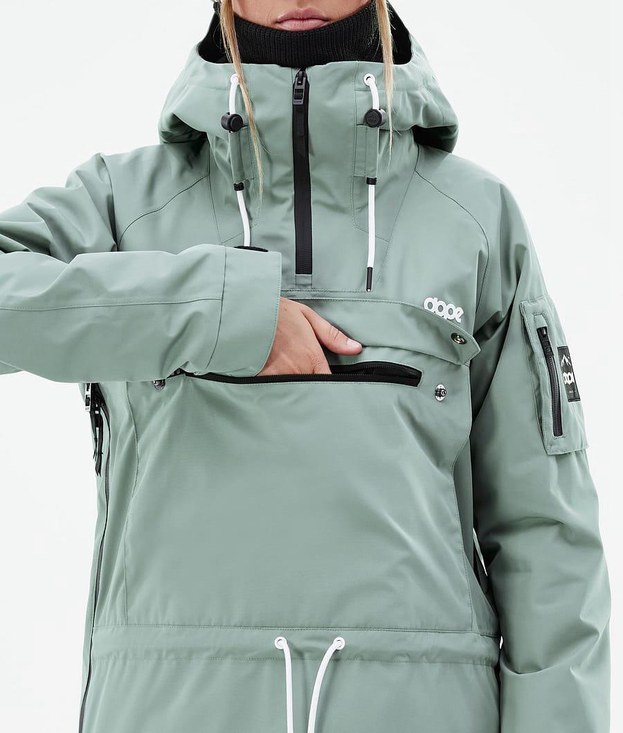 Women's Dope Annok W Ski Jacket Faded Green  USA |  WBSYZ-0536