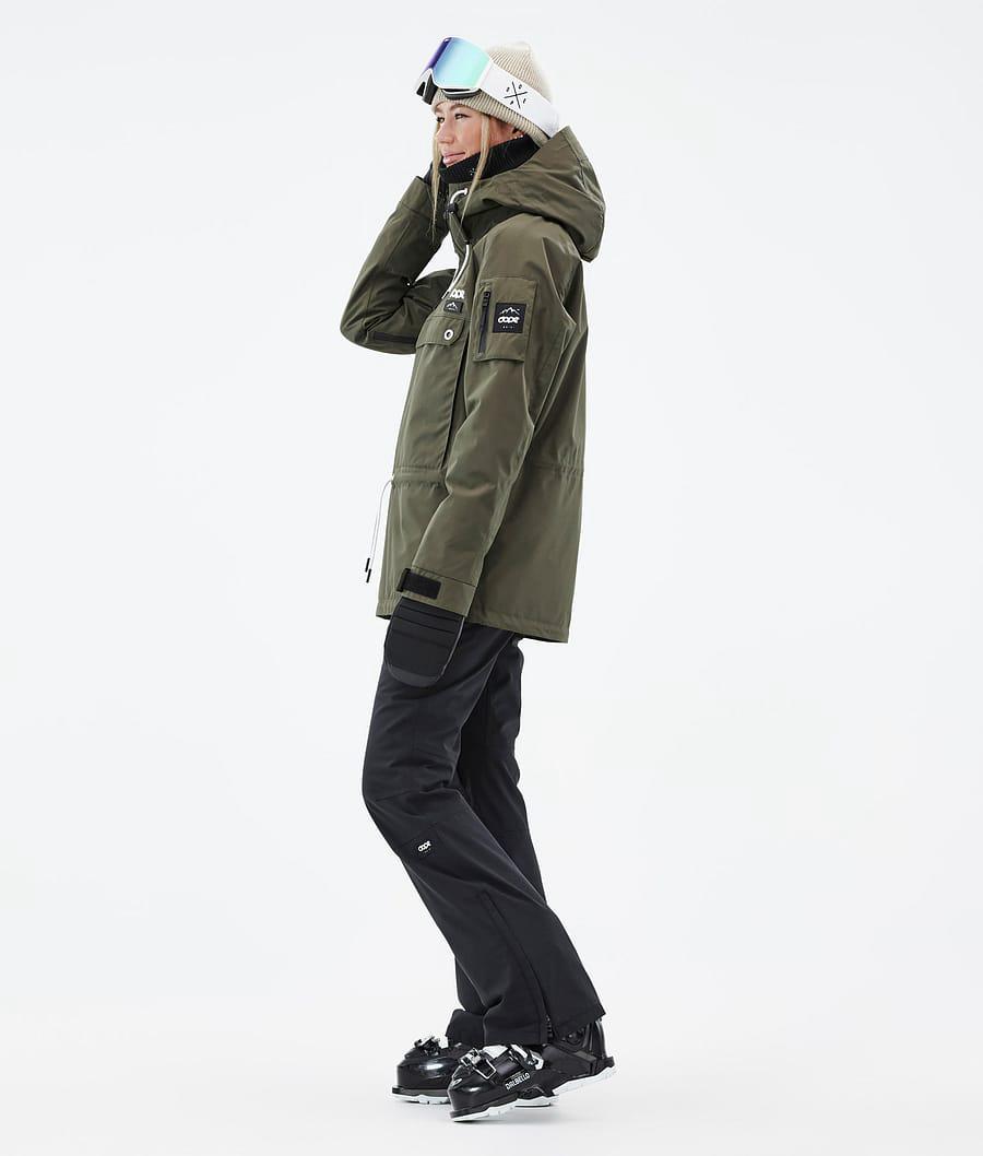 Women's Dope Annok W Ski Jacket Olive Green  USA |  CYBKQ-2617