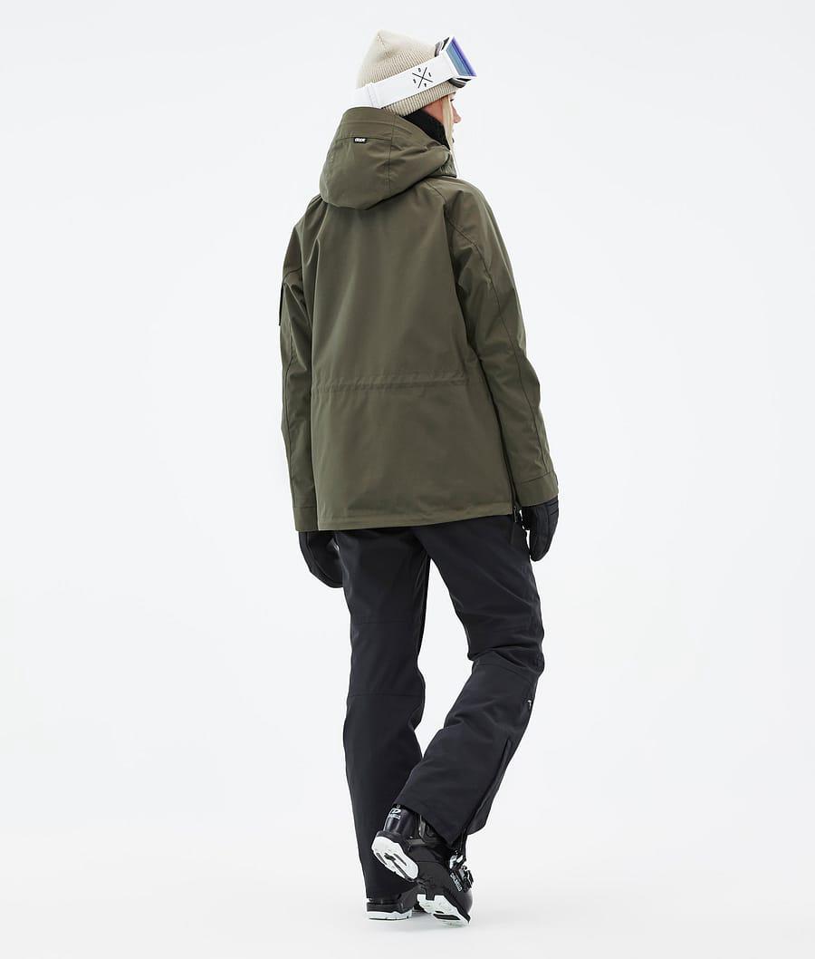 Women's Dope Annok W Ski Jacket Olive Green  USA |  CYBKQ-2617