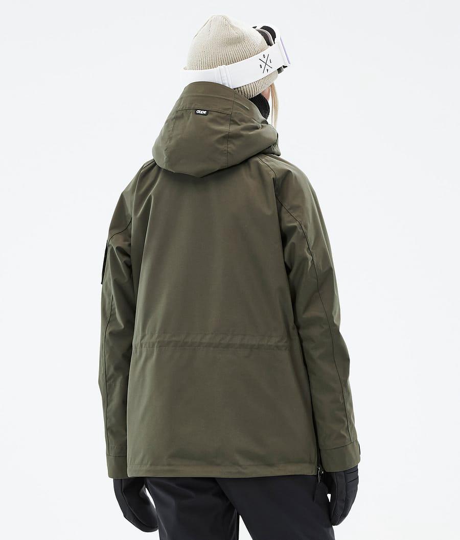 Women's Dope Annok W Ski Jacket Olive Green  USA |  CYBKQ-2617