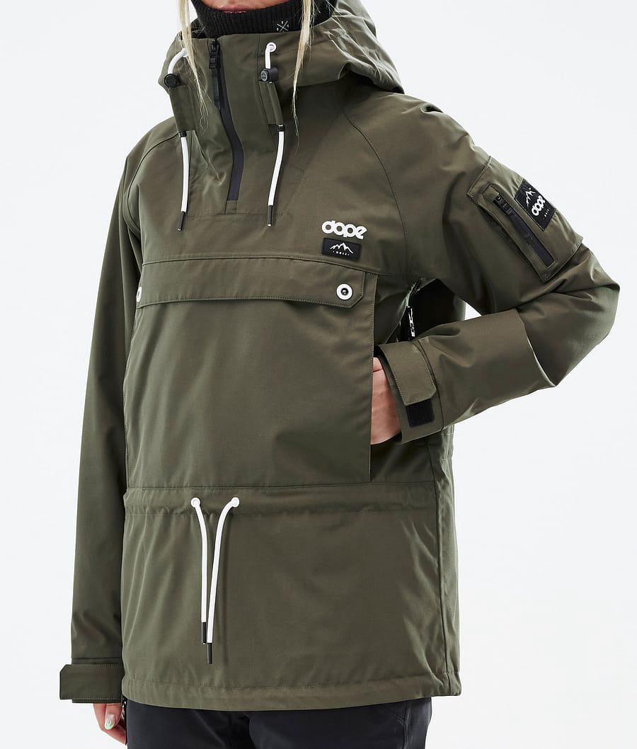 Women's Dope Annok W Ski Jacket Olive Green  USA |  CYBKQ-2617