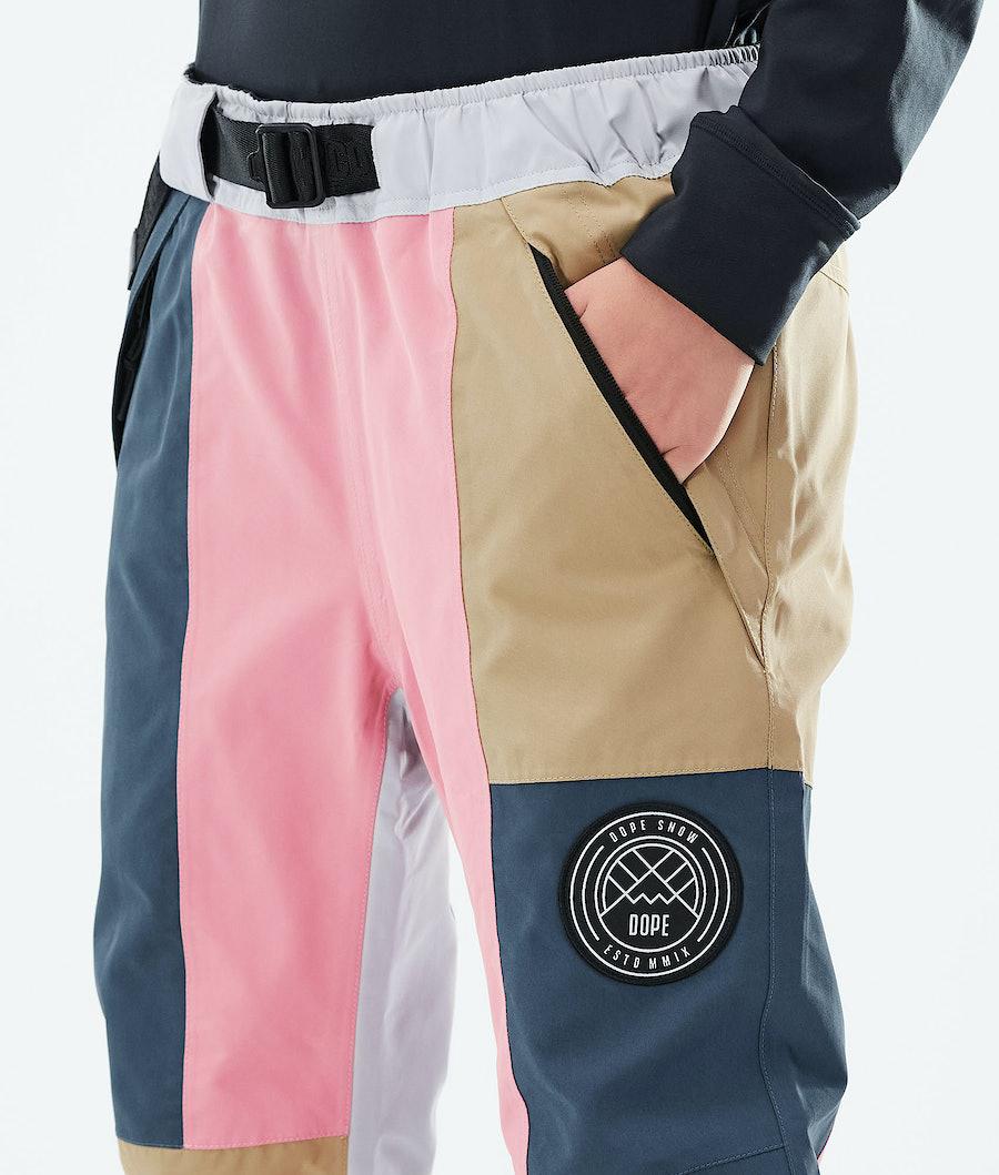 Women's Dope Blizzard LE W Limited Edition Patchwork Ski Pants Khaki  USA |  PGLRQ-4897