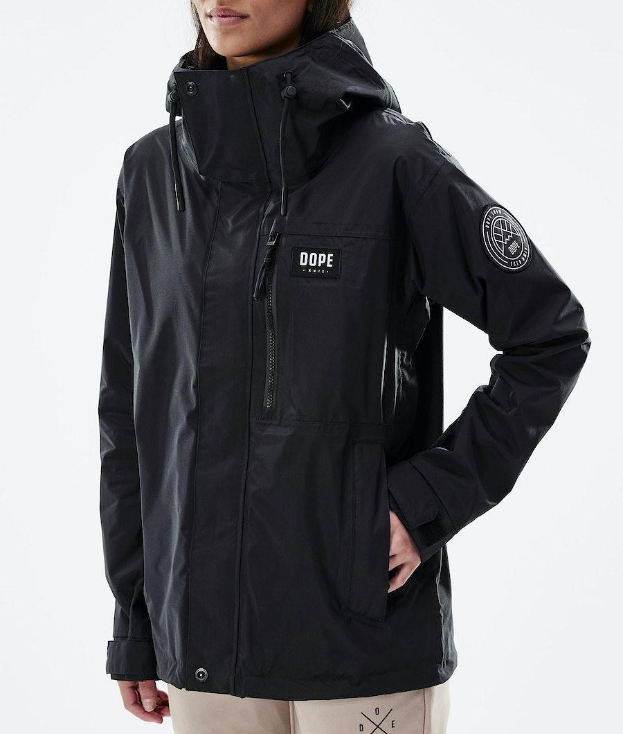 Women's Dope Blizzard Light W Outdoor Jacket Black  USA |  AYMNB-5294