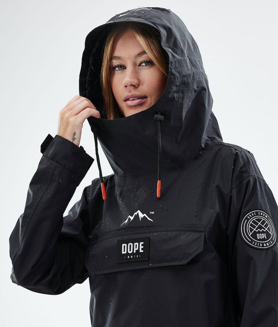 Women's Dope Blizzard Light W Outdoor Jacket Black  USA |  FPJZW-3540