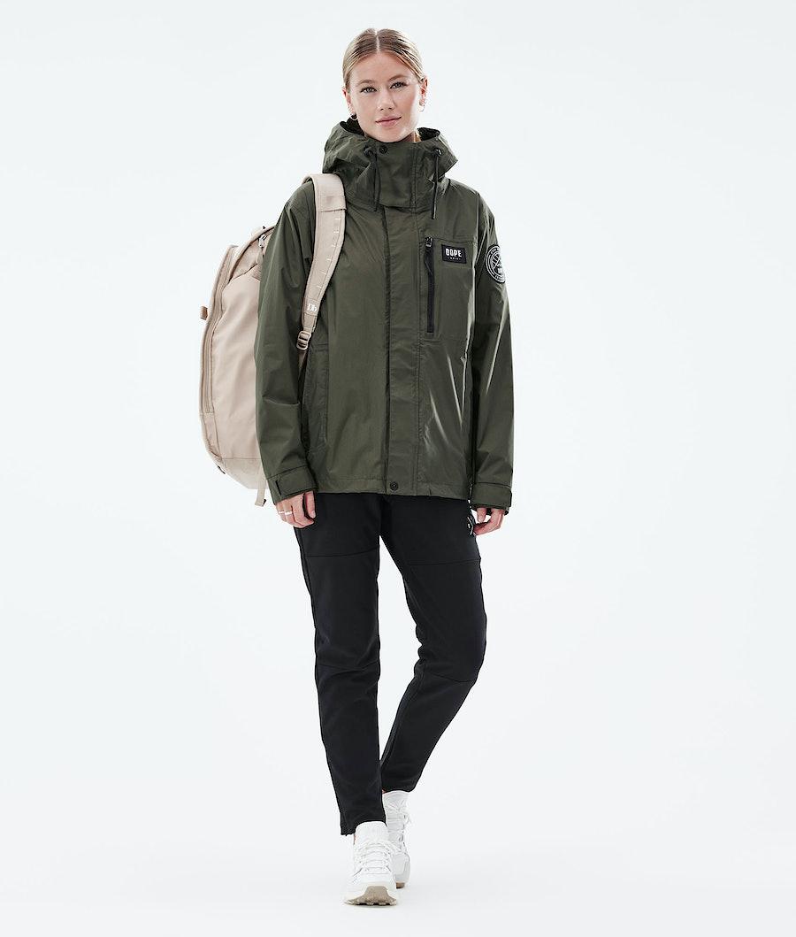 Women's Dope Blizzard Light W Outdoor Jacket Olive Green  USA |  UMVBZ-2850