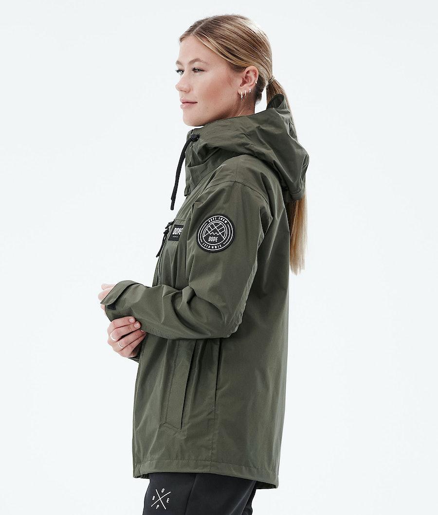 Women's Dope Blizzard Light W Outdoor Jacket Olive Green  USA |  UMVBZ-2850