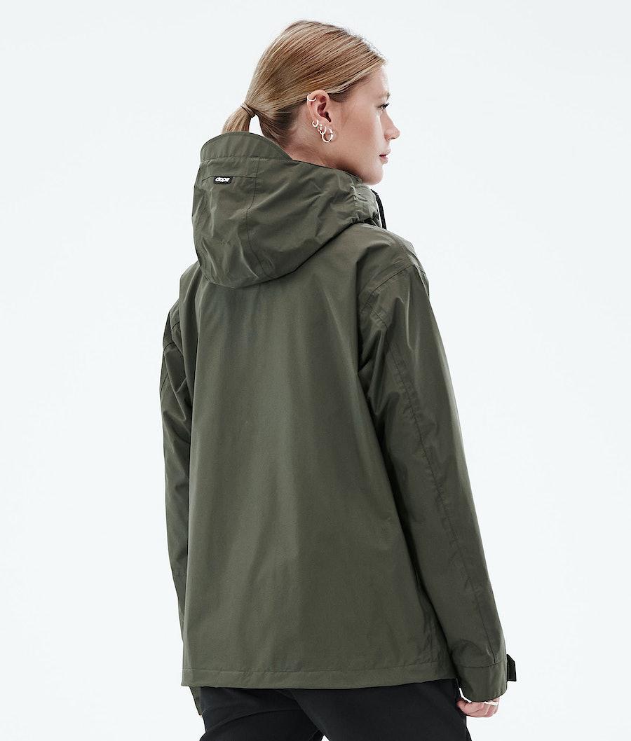 Women's Dope Blizzard Light W Outdoor Jacket Olive Green  USA |  UMVBZ-2850