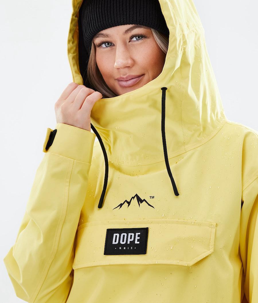 Women's Dope Blizzard W 2020 Outdoor Jacket Faded Yellow  USA |  ILFWX-3908