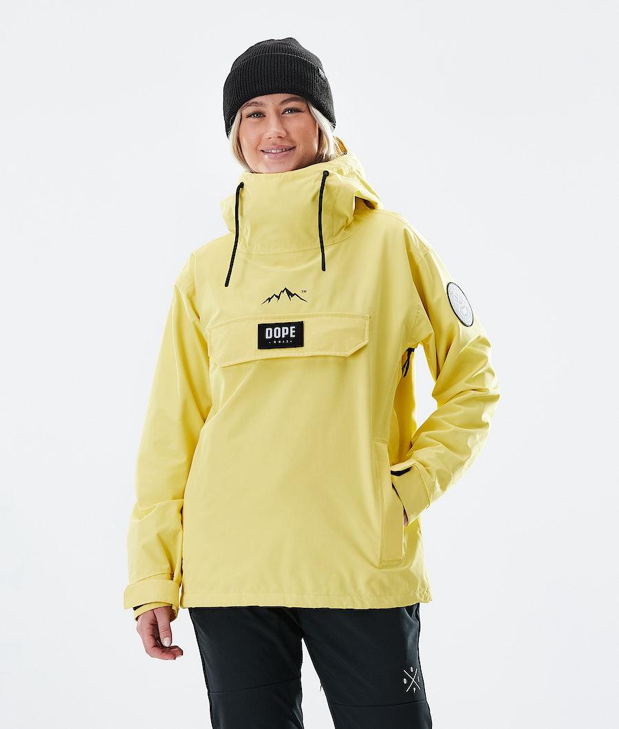 Women\'s Dope Blizzard W 2020 Outdoor Jacket Faded Yellow  USA |  ILFWX-3908