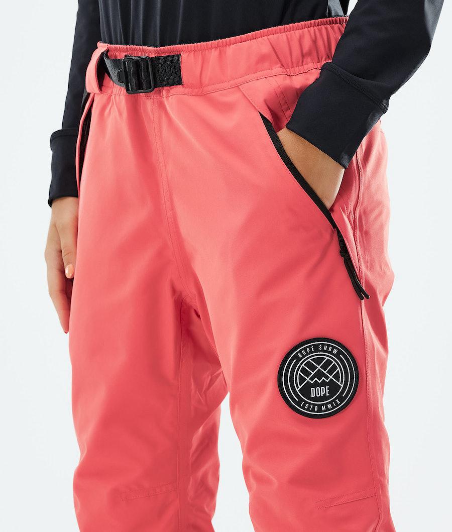 Women's Dope Blizzard W 2021 Ski Pants Coral  USA |  PMZSN-4106