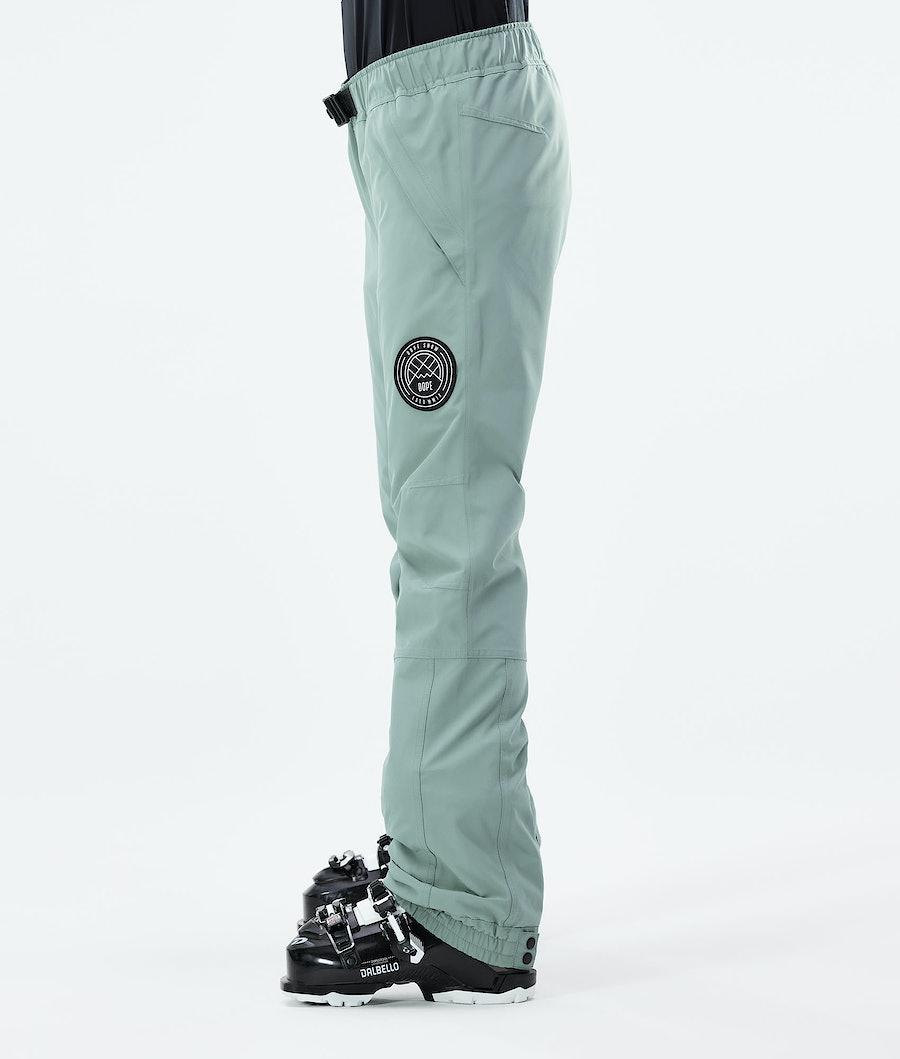 Women's Dope Blizzard W 2021 Ski Pants Faded Green  USA |  XMUBL-5463