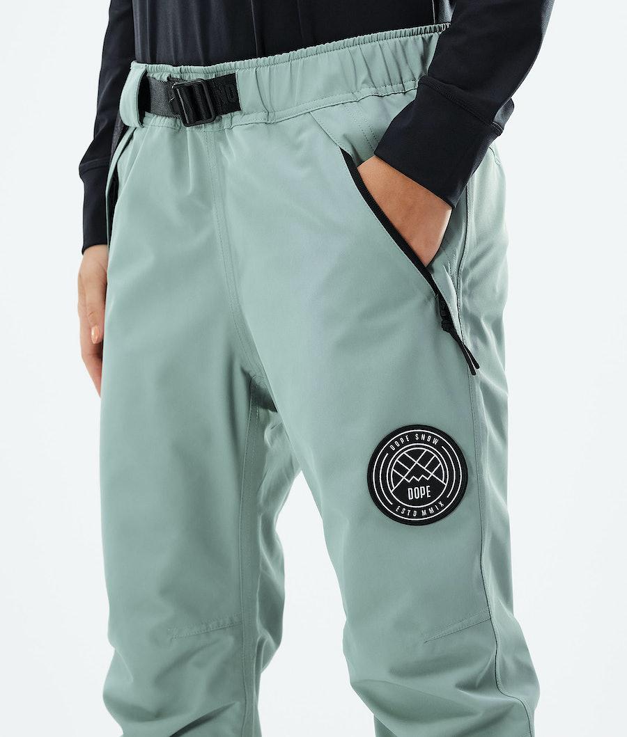 Women's Dope Blizzard W 2021 Ski Pants Faded Green  USA |  XMUBL-5463