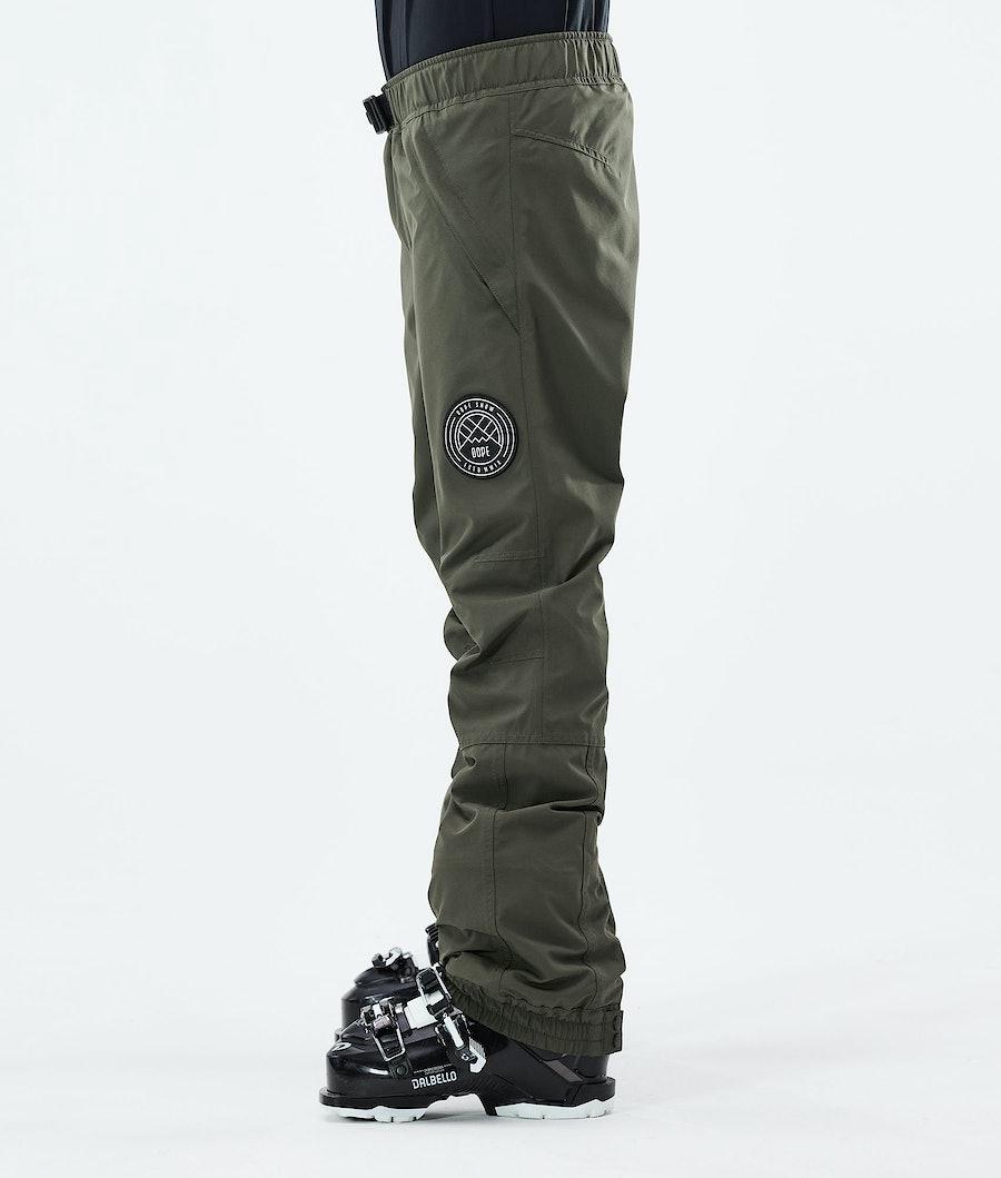 Women's Dope Blizzard W 2021 Ski Pants Olive Green  USA |  AJNMU-3521