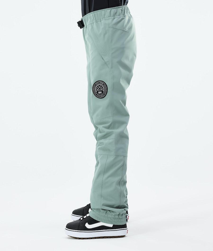 Women's Dope Blizzard W 2021 Snowboard Pants Faded Green  USA |  DMXYU-2687