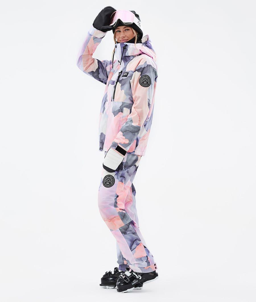 Women's Dope Blizzard W Full Zip Ski Jacket Blot Peach Coral  USA |  ECKHU-6798