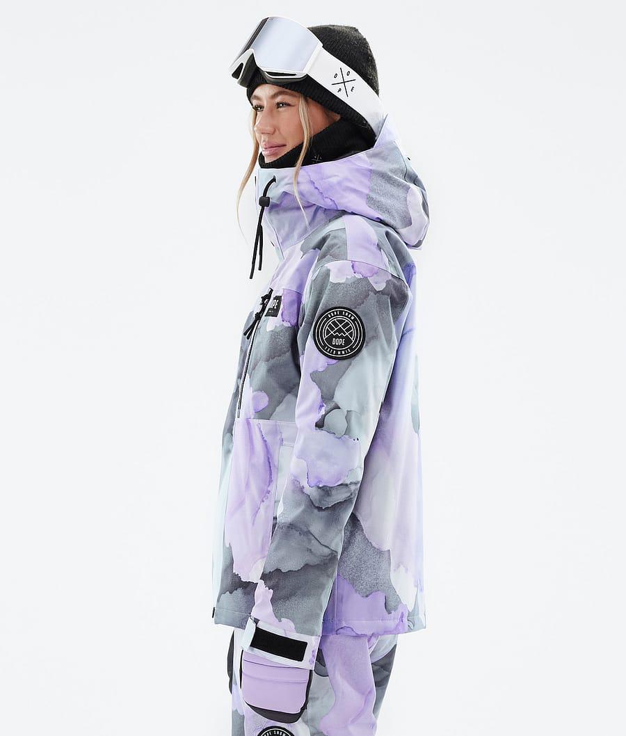 Women's Dope Blizzard W Full Zip Snowboard Jacket Blot Violet Purple  USA |  JKVNM-6742