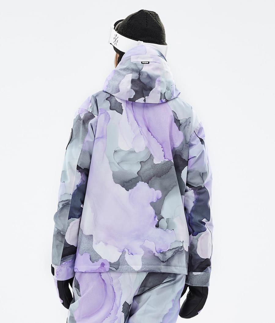 Women's Dope Blizzard W Full Zip Snowboard Jacket Blot Violet Purple  USA |  JKVNM-6742