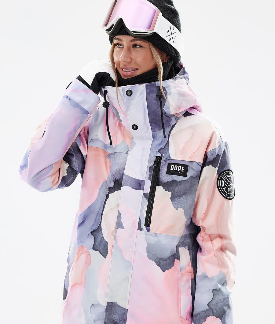 Women's Dope Blizzard W Full Zip Snowboard Jacket Blot Peach Coral  USA |  MAYRJ-8273