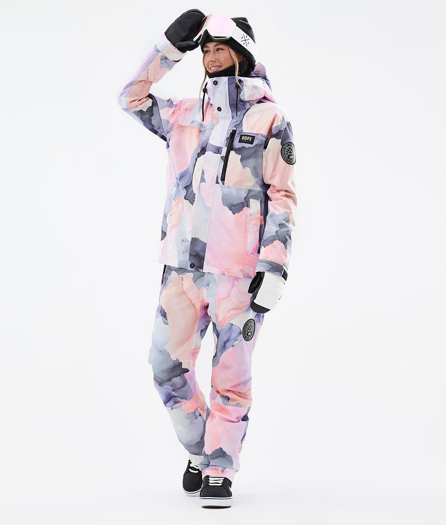 Women's Dope Blizzard W Full Zip Snowboard Jacket Blot Peach Coral  USA |  MAYRJ-8273