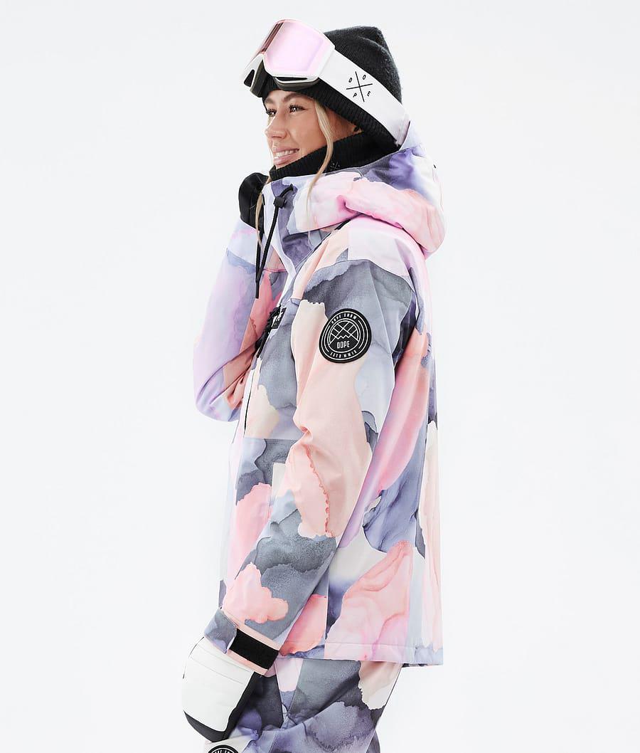 Women's Dope Blizzard W Full Zip Snowboard Jacket Blot Peach Coral  USA |  MAYRJ-8273