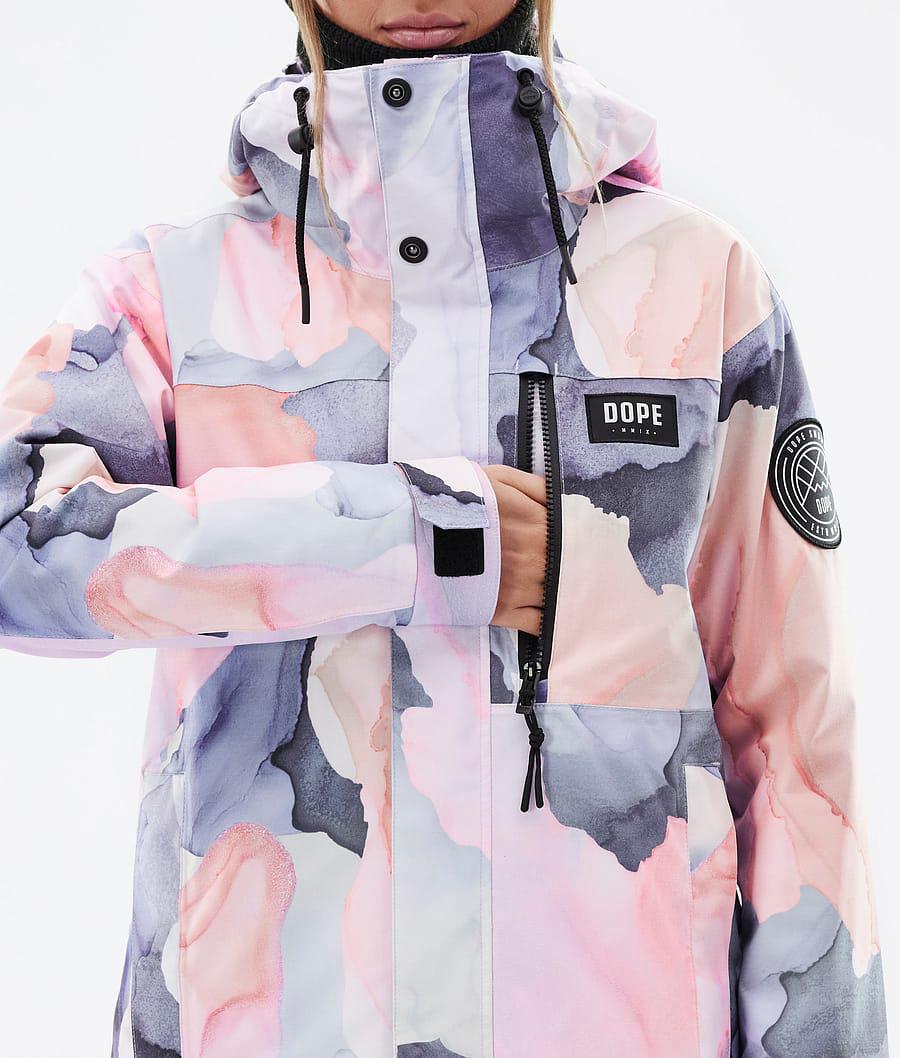 Women's Dope Blizzard W Full Zip Snowboard Jacket Blot Peach Coral  USA |  MAYRJ-8273