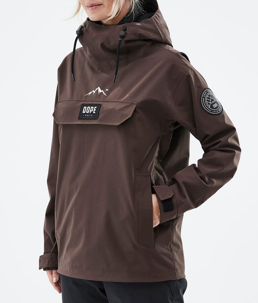 Women's Dope Blizzard W Ski Jacket Brown  USA |  CYJVH-2074