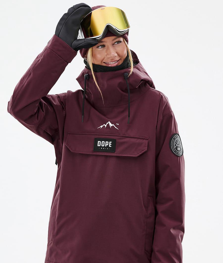 Women's Dope Blizzard W Ski Jacket Burgundy  USA |  ZJWCN-6873