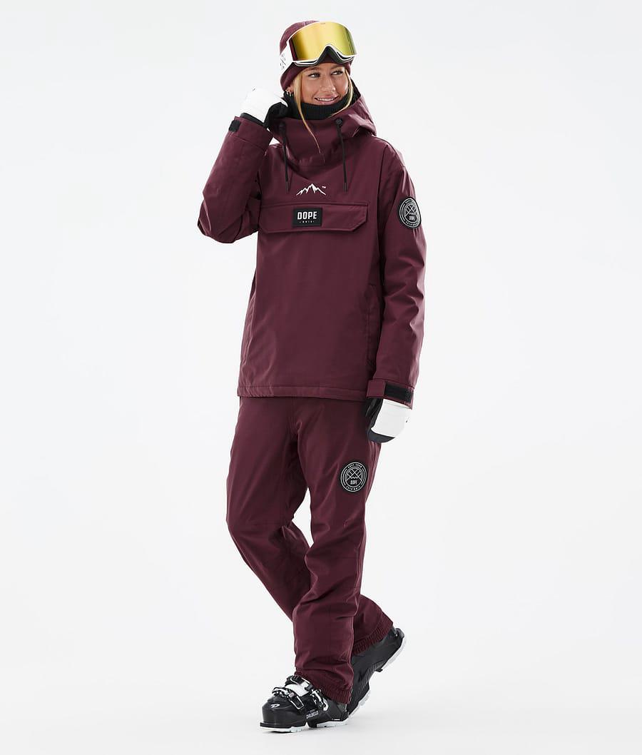 Women's Dope Blizzard W Ski Jacket Burgundy  USA |  ZJWCN-6873