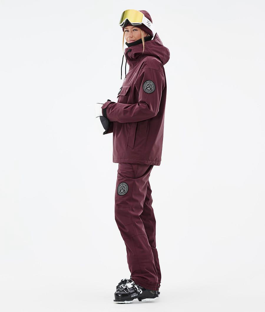 Women's Dope Blizzard W Ski Jacket Burgundy  USA |  ZJWCN-6873