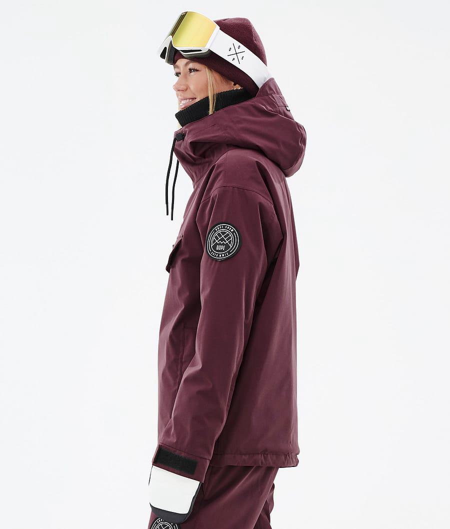 Women's Dope Blizzard W Ski Jacket Burgundy  USA |  ZJWCN-6873