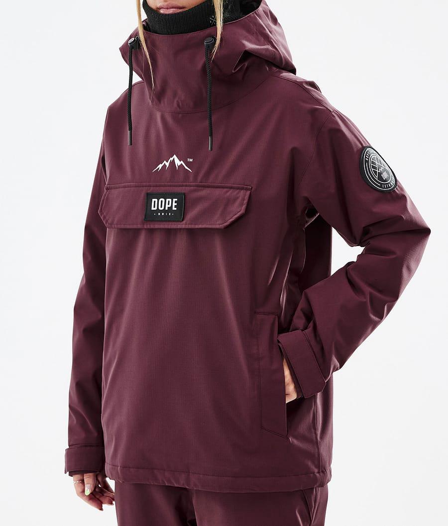 Women's Dope Blizzard W Ski Jacket Burgundy  USA |  ZJWCN-6873