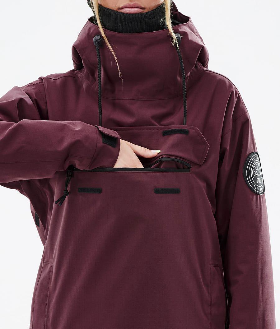 Women's Dope Blizzard W Ski Jacket Burgundy  USA |  ZJWCN-6873